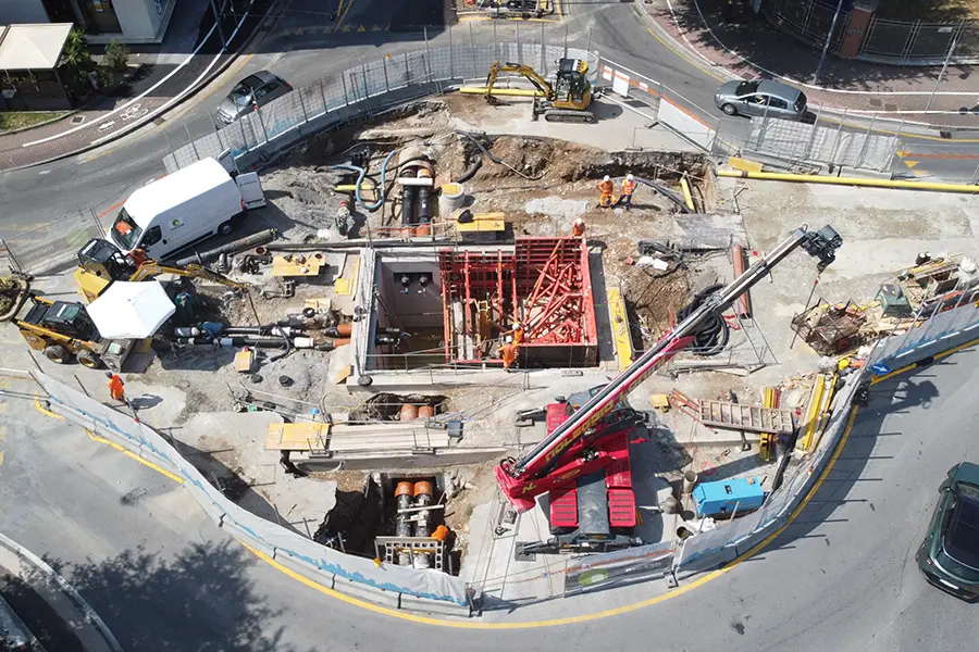 Cantiere a Brescia