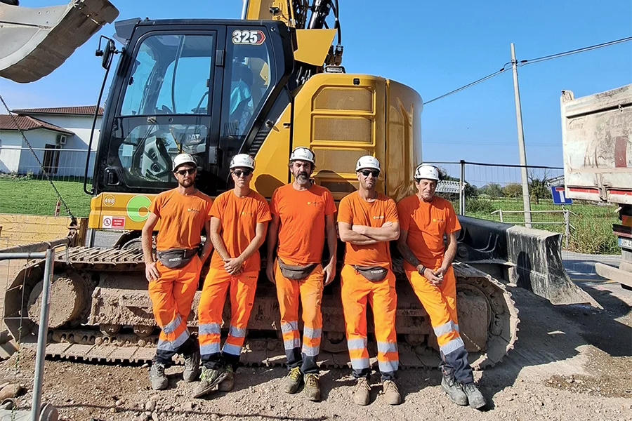 Cantiere Calvisano importanza del lavoro di squadra