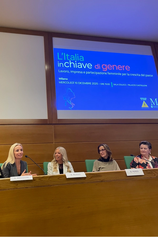 Intervento Mazza Spa all'evento l'Italia in chiave di genere partecipazione femminile