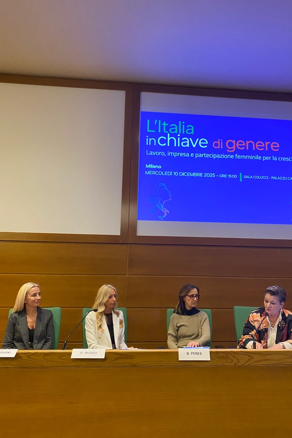 Intervento Mazza Spa all'evento l'Italia in chiave di genere
