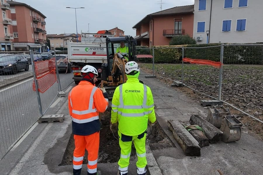 Operai in cantiere