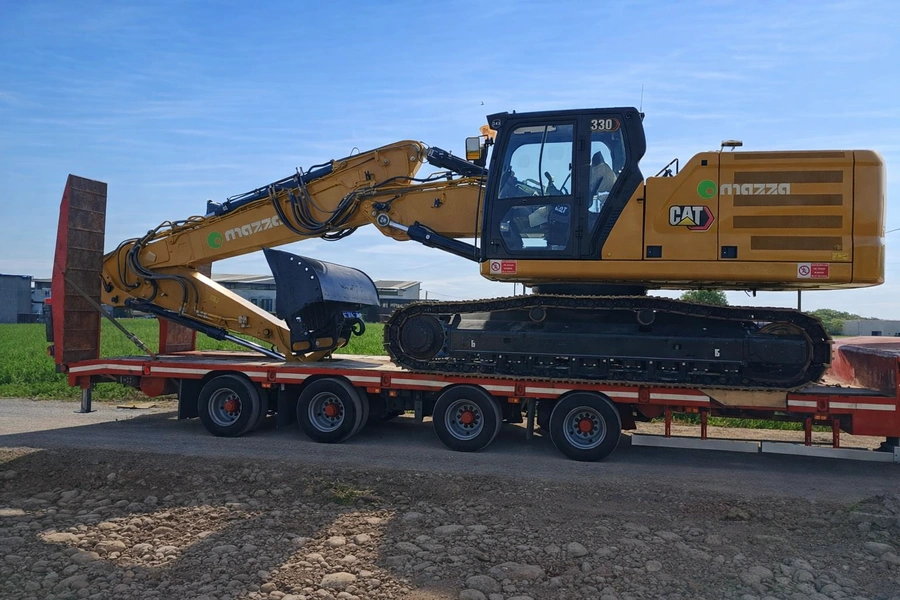 Escavatore caterpillar 330 consegna